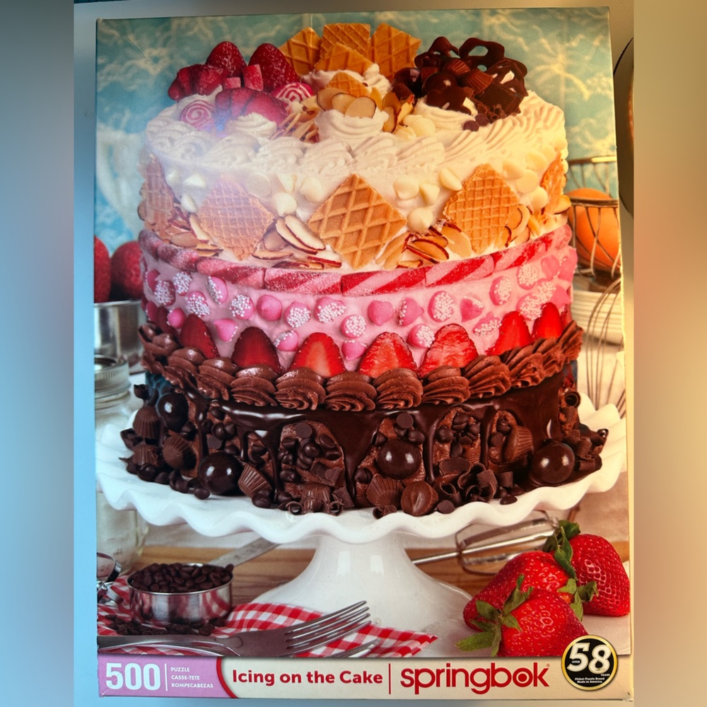 Springbok 500 piece puzzle “Icing on the Cake”